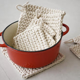 Chunky Crocheted Pot Holder - HEAVENC