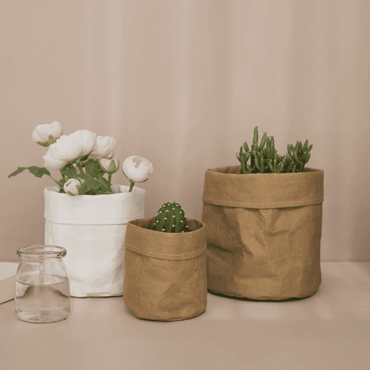 Rustic Cloth Planter Basket - HEAVENC