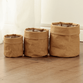 Rustic Cloth Planter Basket - HEAVENC