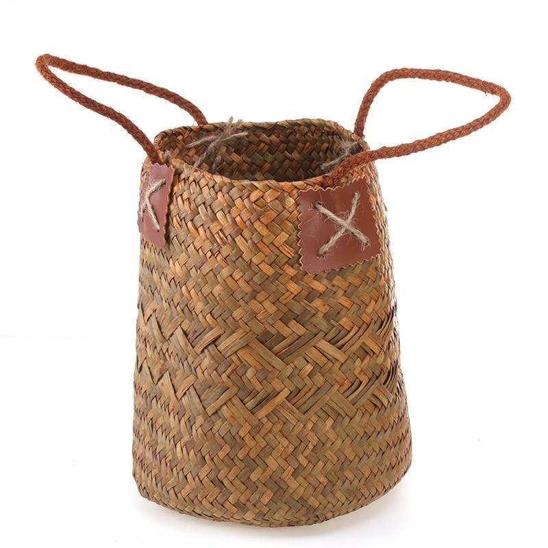 Woven Storage Baskets with Handles - HEAVENC