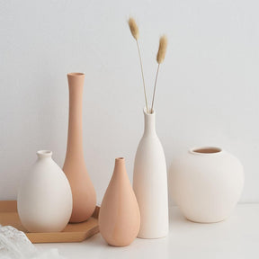 Shades of Neutral Ceramic Vases - HEAVENC
